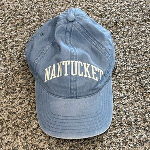 Blue Nantucket Cap Embroidered